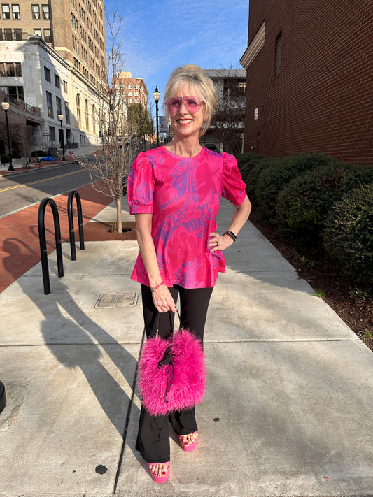 Pink Puff Short Sleeve