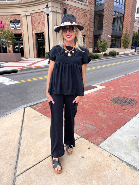 2-Piece Black Set