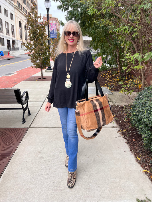 Black Long Sleeve Top