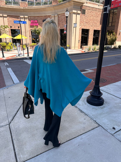 Ruana With Strap