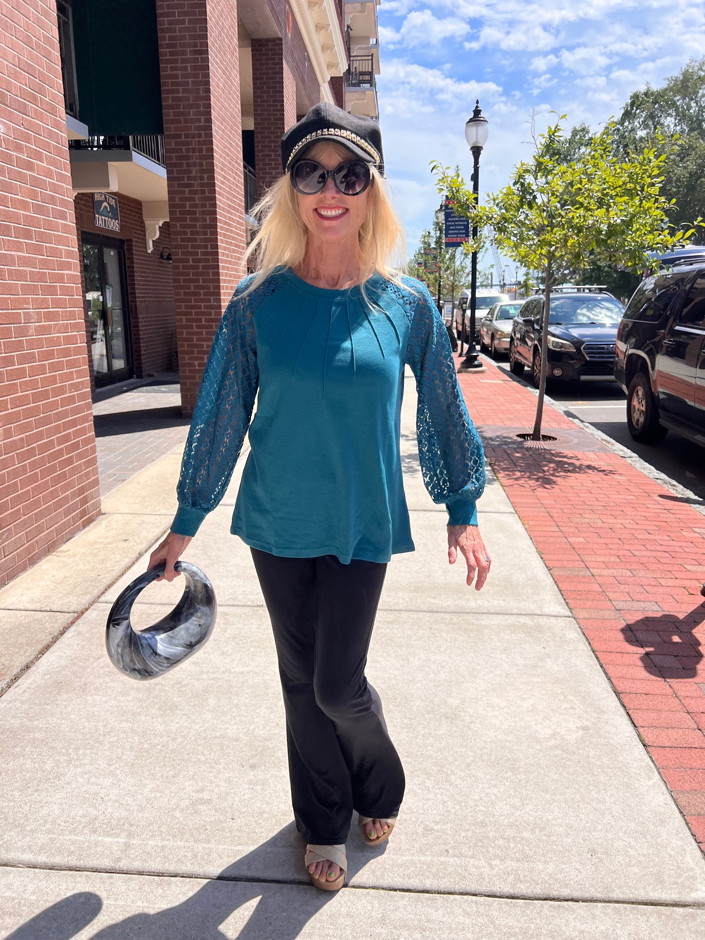 Long Sleeve Lace Top