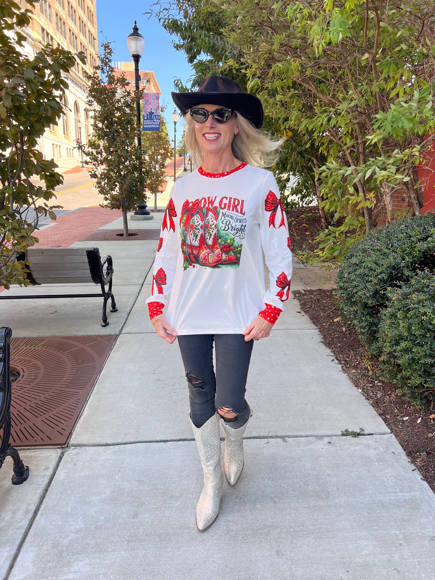 Cowgirl Christmas Top