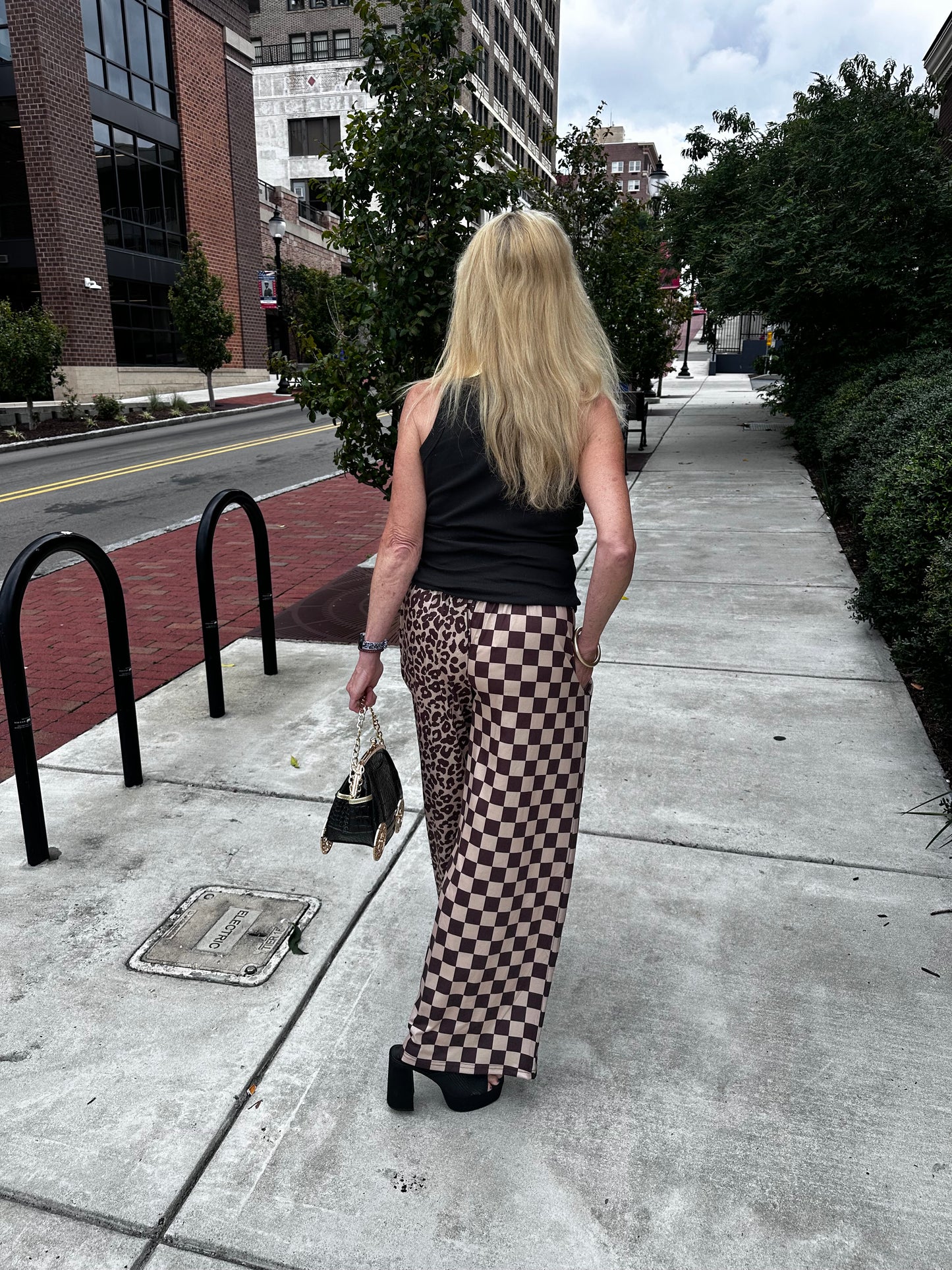 Half/Half Wide Leg Pant