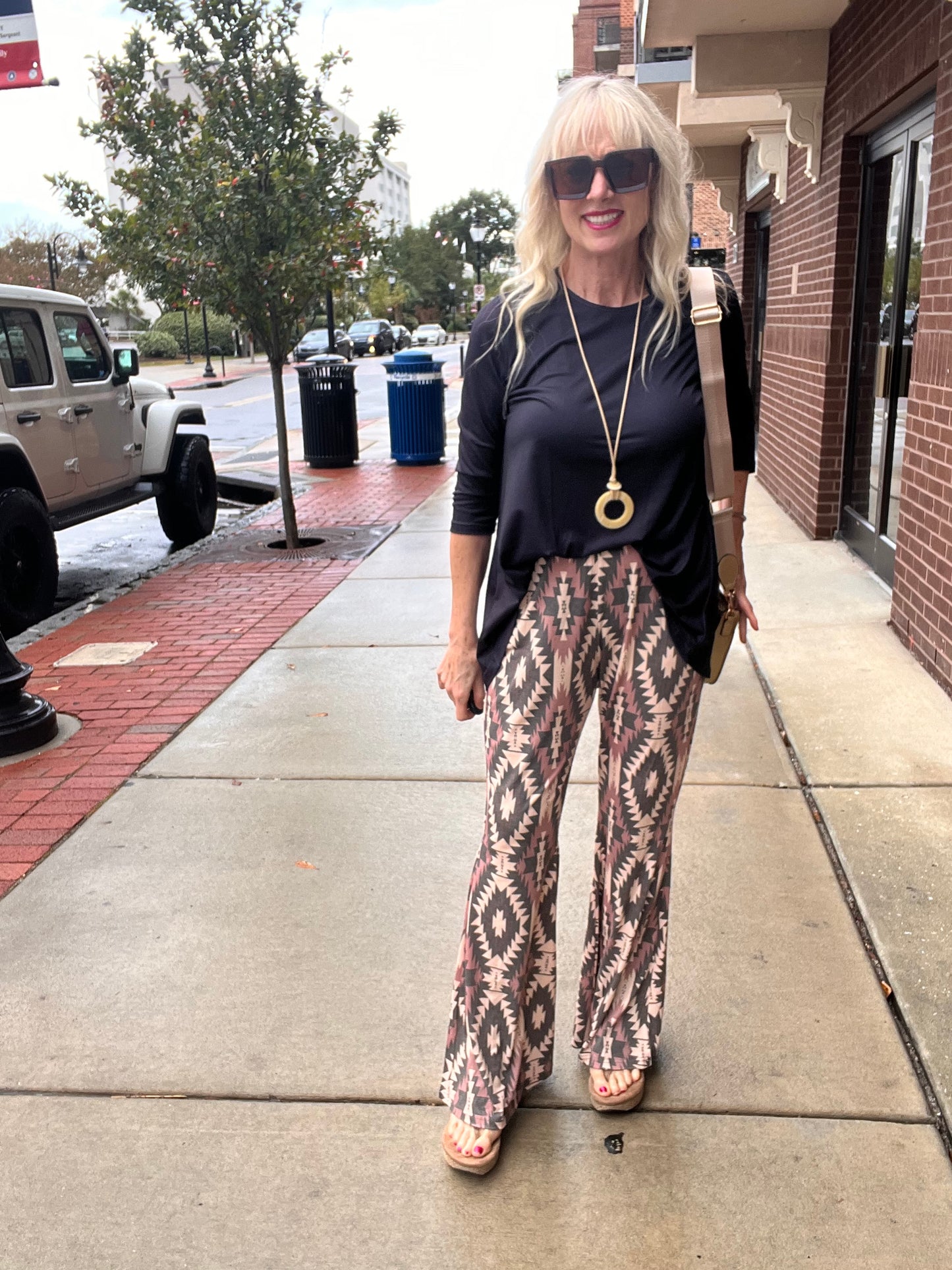 Aztec Comfy Bell Bottoms