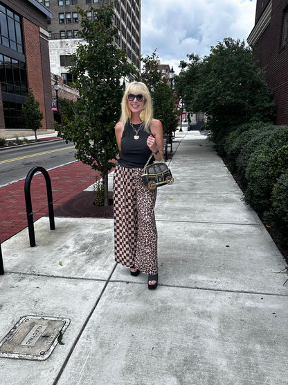 Half/Half Wide Leg Pant