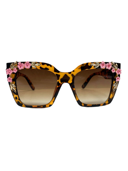 Flower Retro Sunglasses