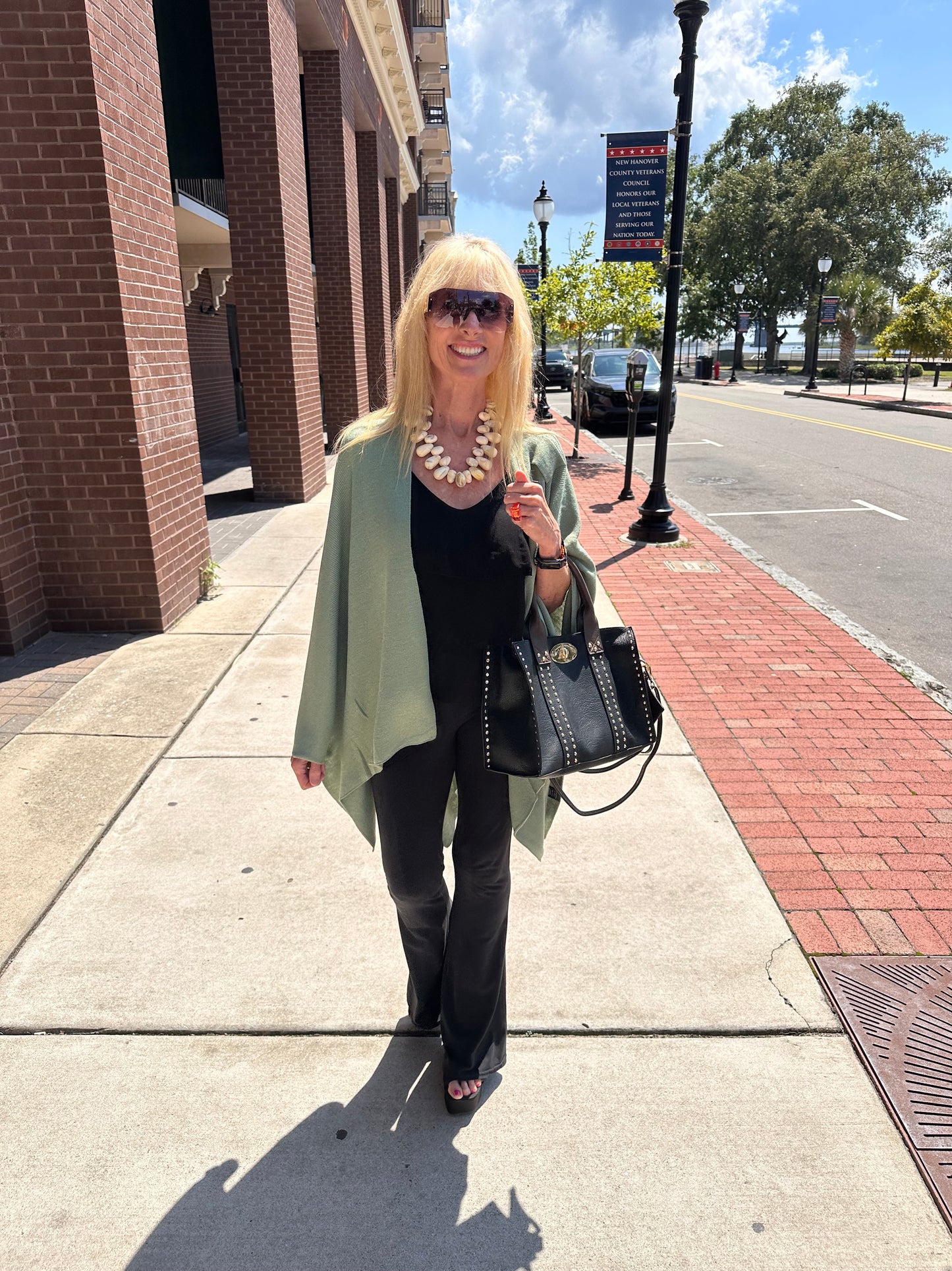 Ruana With Strap