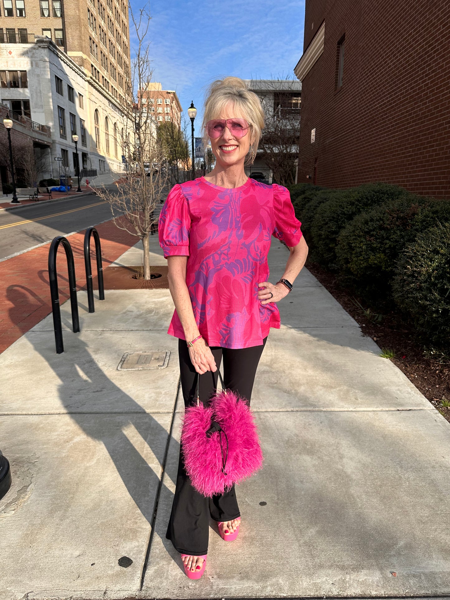 Pink Puff Short Sleeve