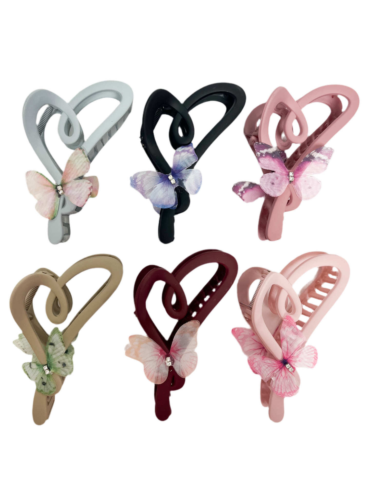 Heart hair clip