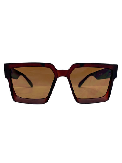 Retro Square Frame Sunglasses