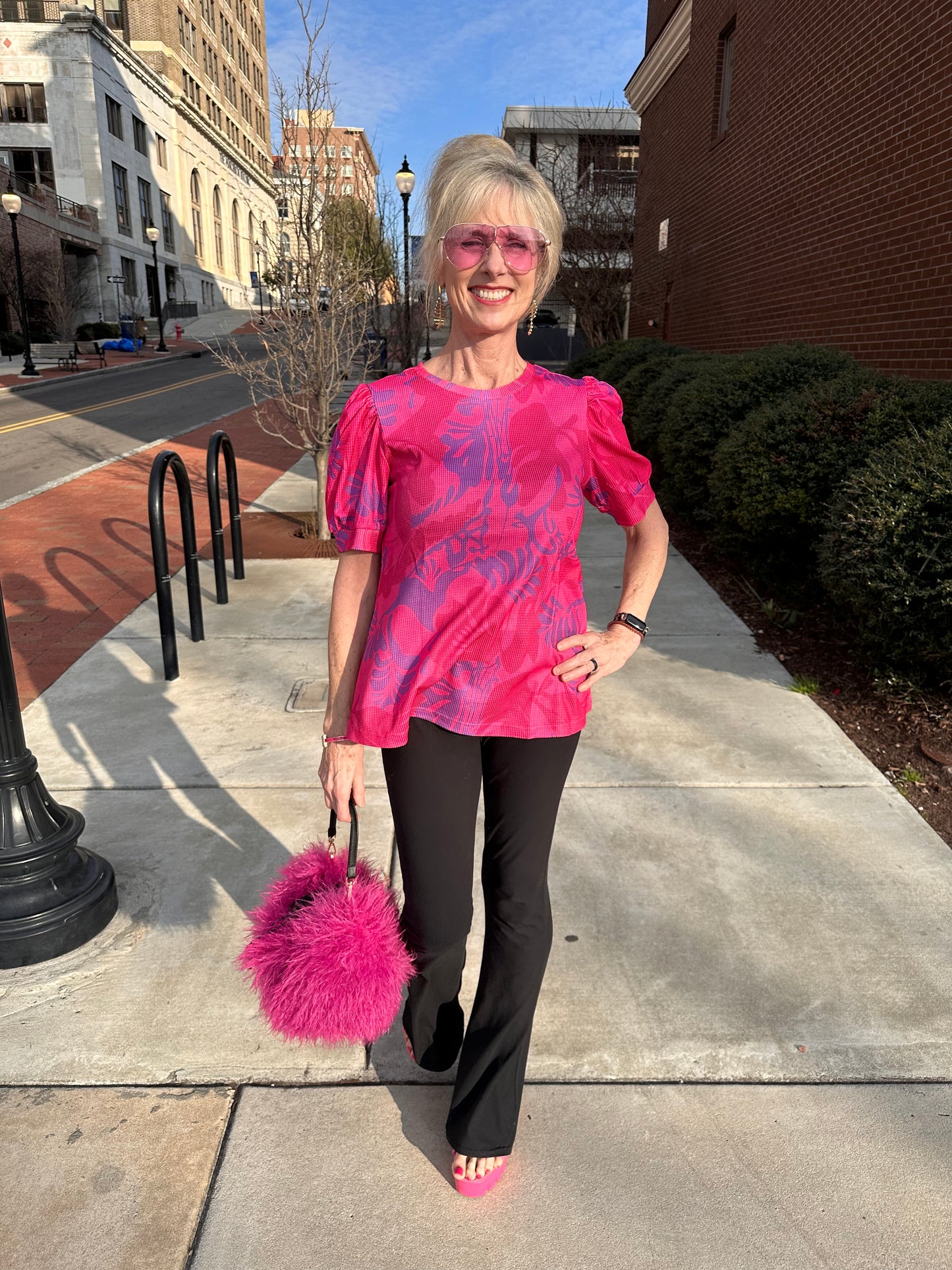 Pink Puff Short Sleeve