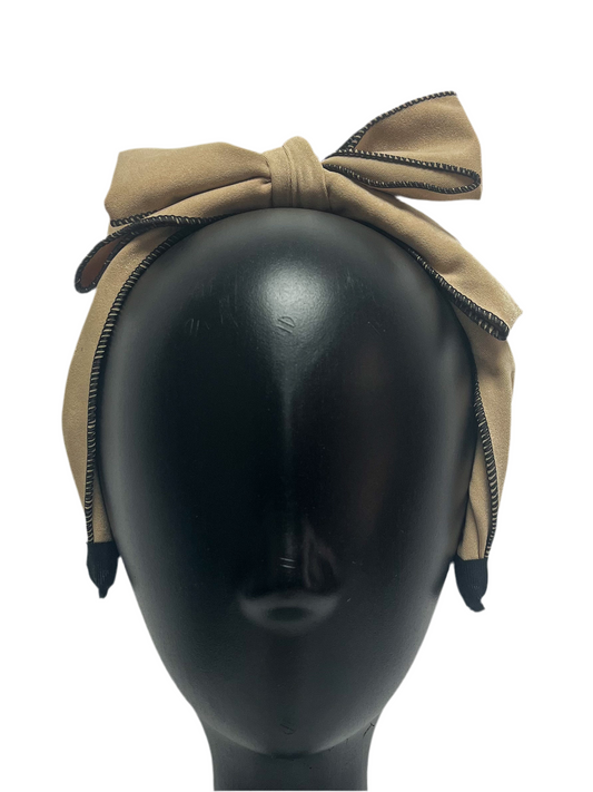 Beige headband