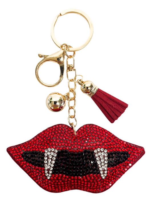 Vampire plush keychain