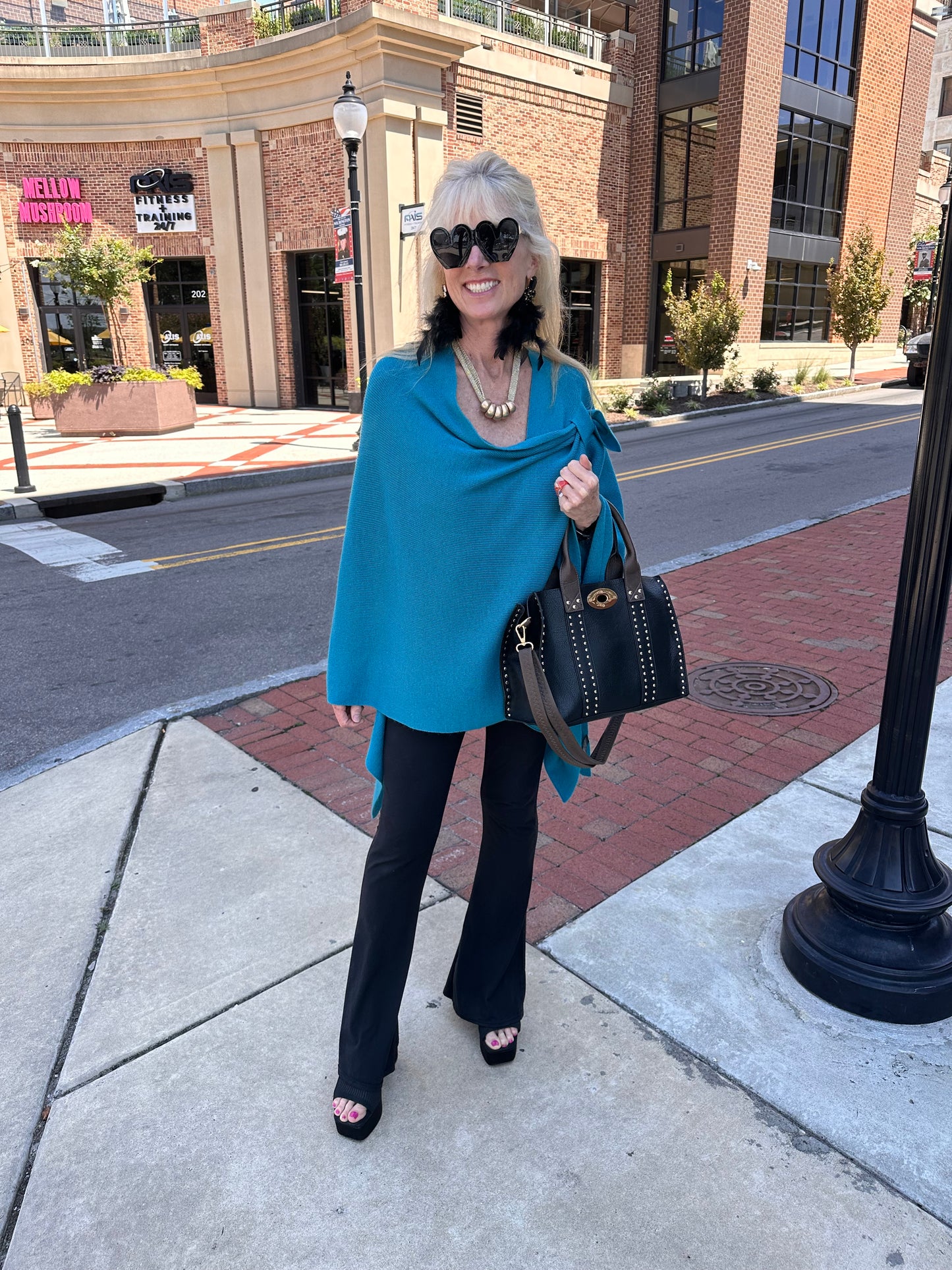 Ruana With Strap