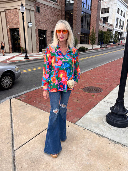 Long Sleeve Multi Top
