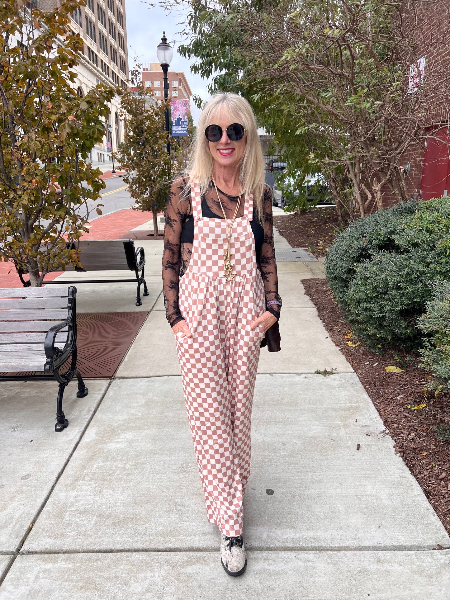 Checkered Jumpsuit