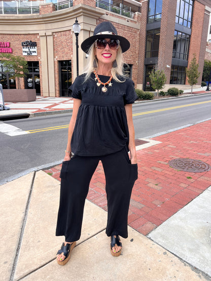 2-Piece Black Set