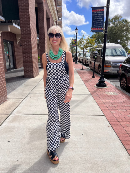 Checkered Jumpsuit