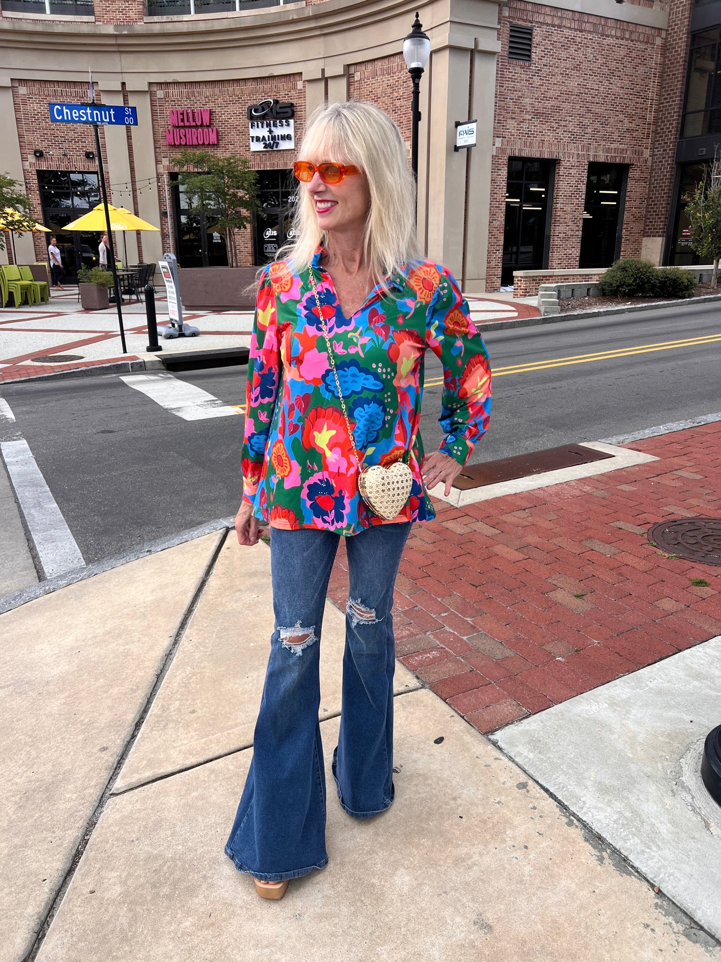 Long Sleeve Multi Top