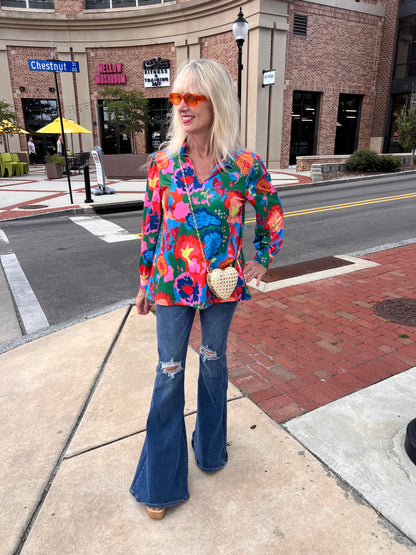 Long Sleeve Multi Top