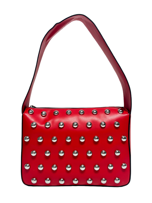 Studded Red Purse