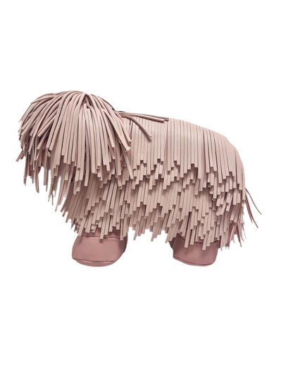 Pink Fringe Crossbody