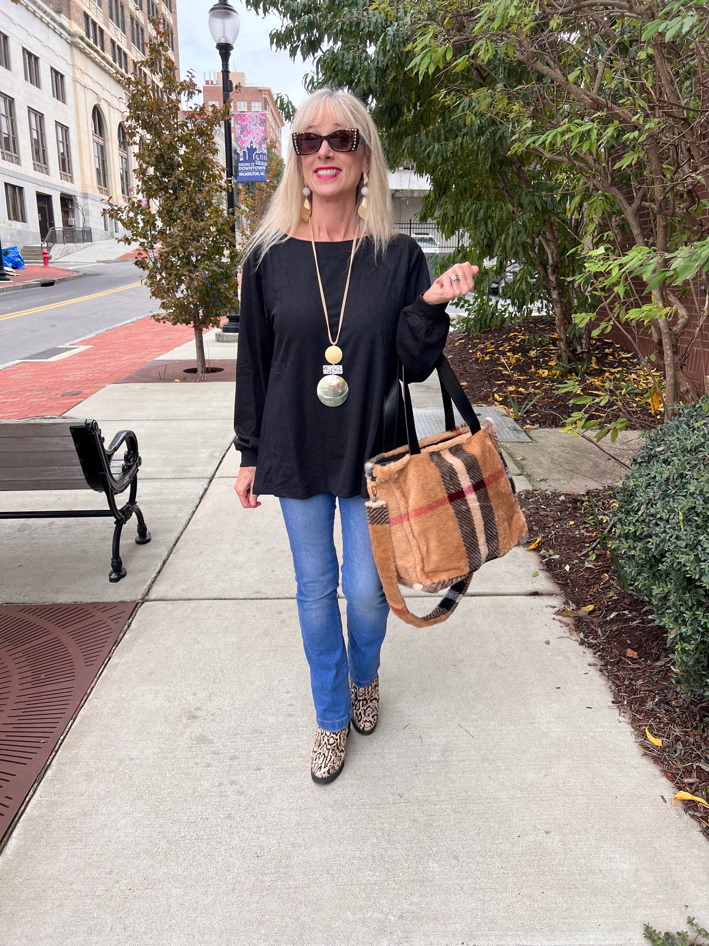 Black Long Sleeve Top