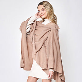 Asymmetrical Pull Through Poncho