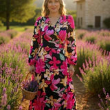 Long Sleeve Floral Dress