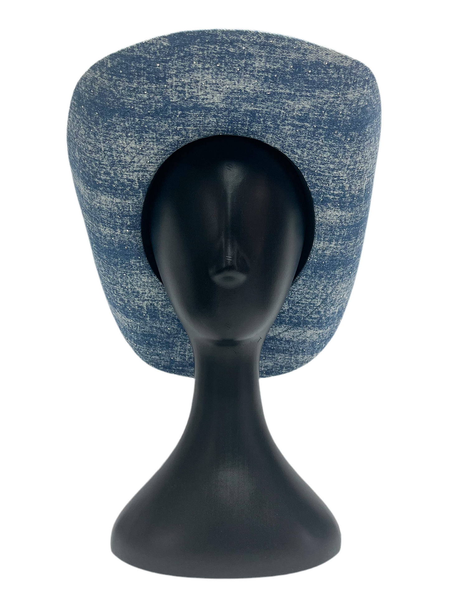 Bedazzled denim cowboy hat