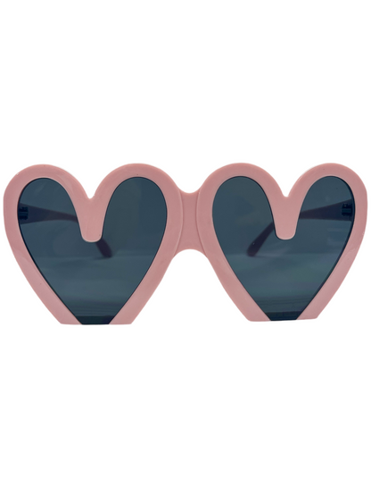 Cutoff Heart Shaped Sunglasses