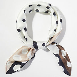 Polka Dot Pattern Bandana Scarf