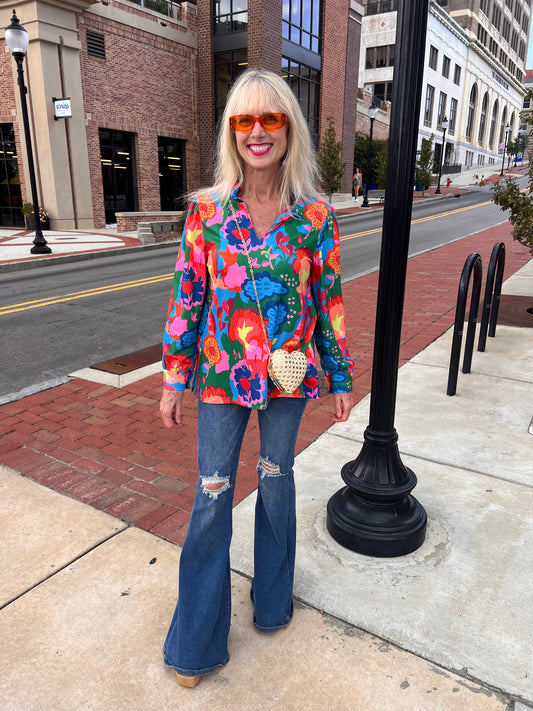 Long Sleeve Multi Top