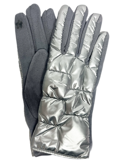 Puffer smart tip gloves