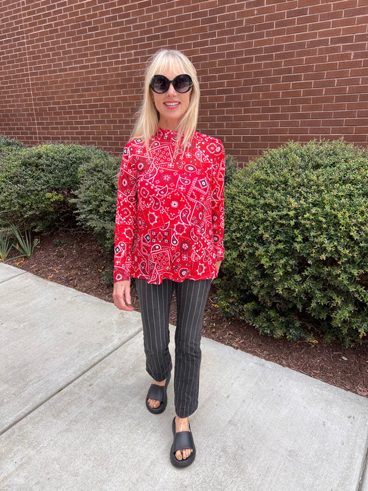 Red Bandana Top(S&M)