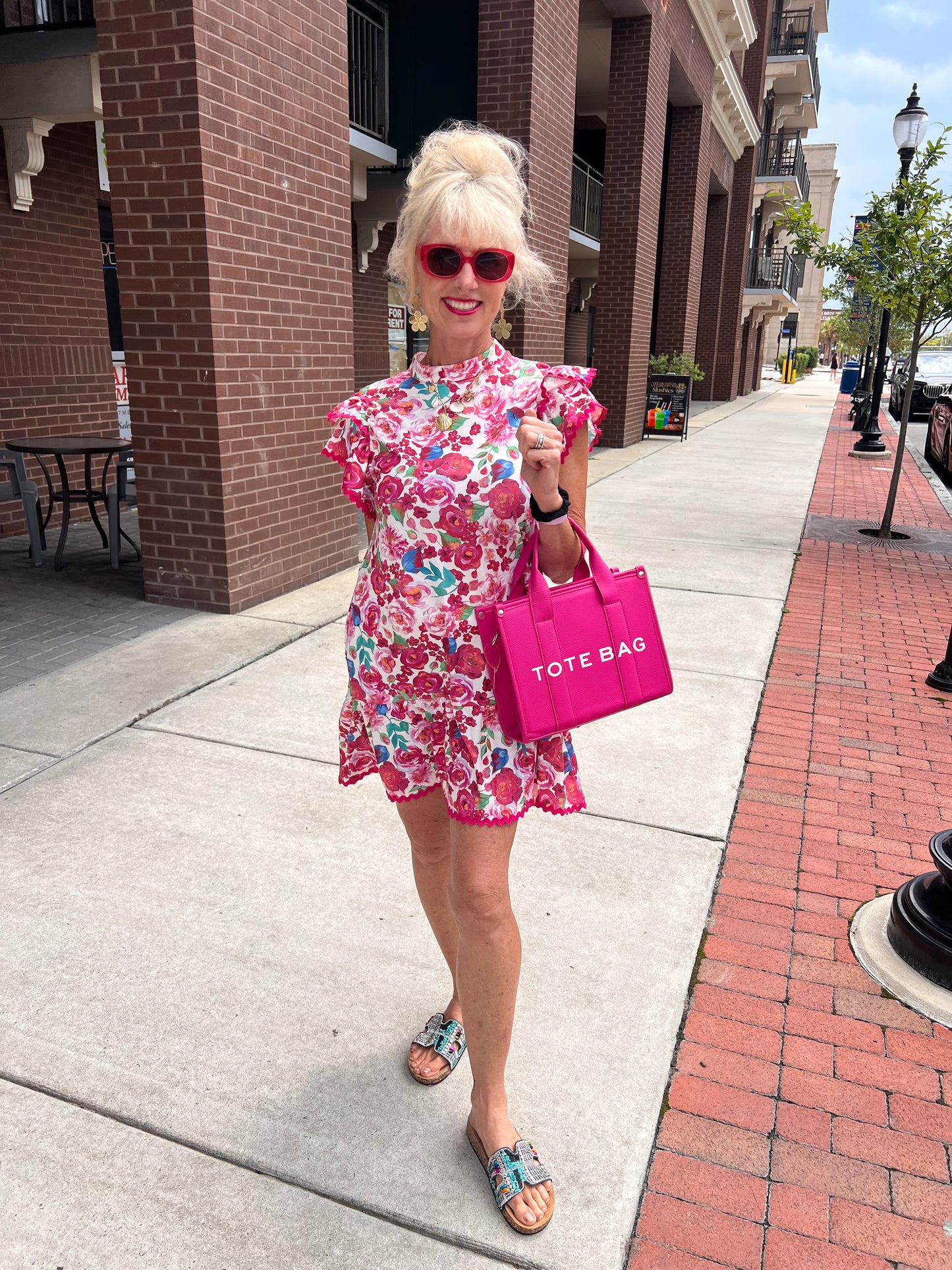 Flutter Short Sleeve Dress