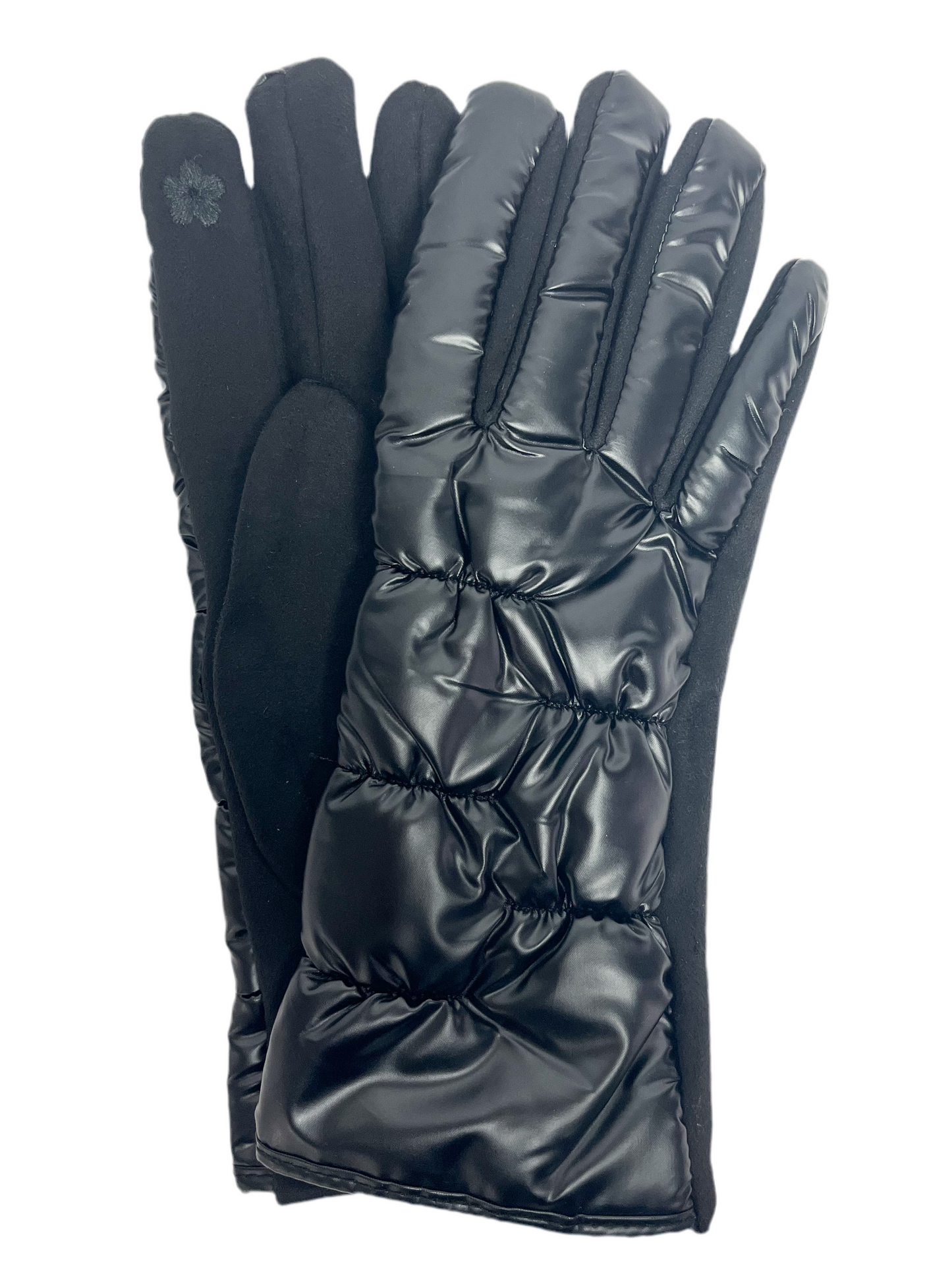 Puffer smart tip gloves