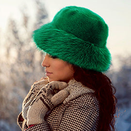 Faux Fur Bucket Hat
