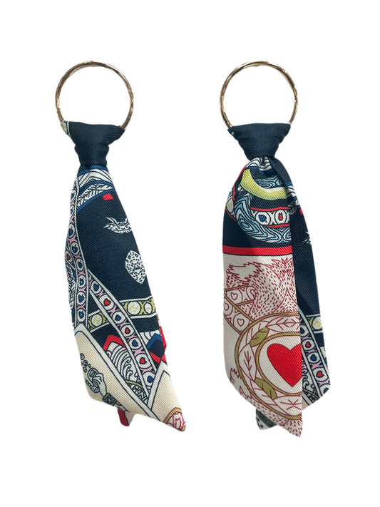 Abstract Scarf Drop Earrings