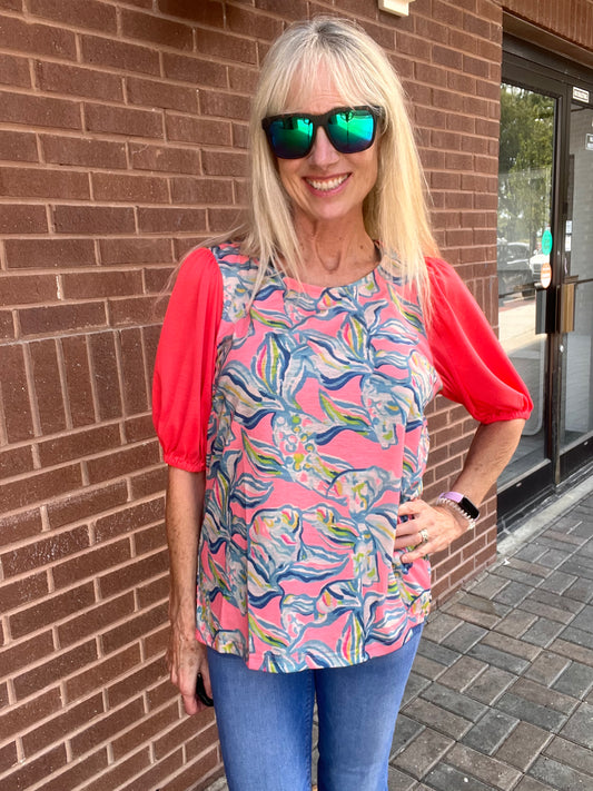 Floral Printed Top