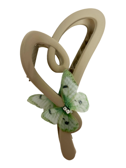 Heart hair clip