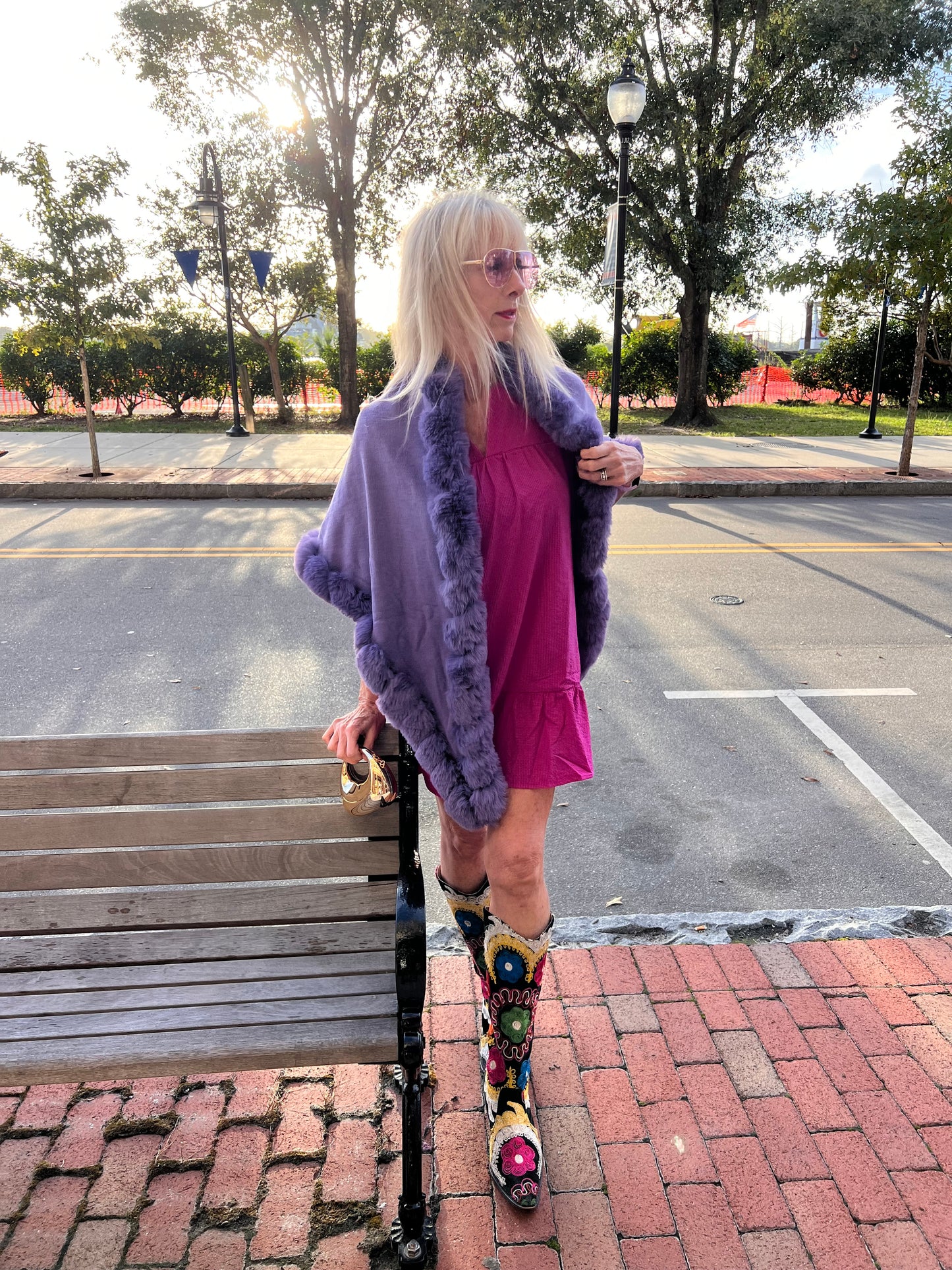 Purple Funky Cape