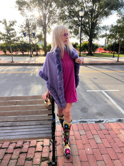 Purple Funky Cape