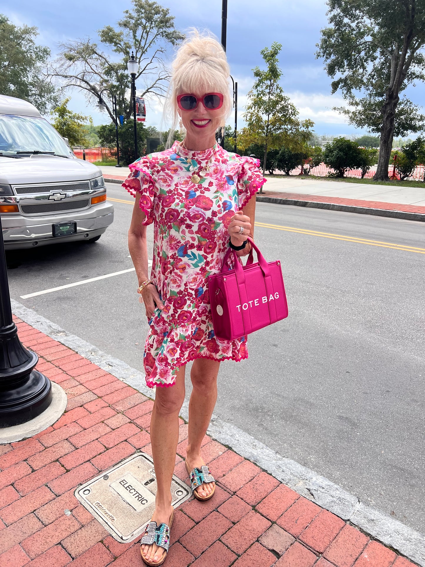 Flutter Short Sleeve Dress
