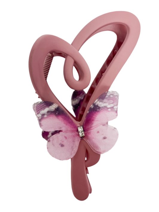 Heart hair clip