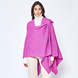 Asymmetrical Pull Through Poncho