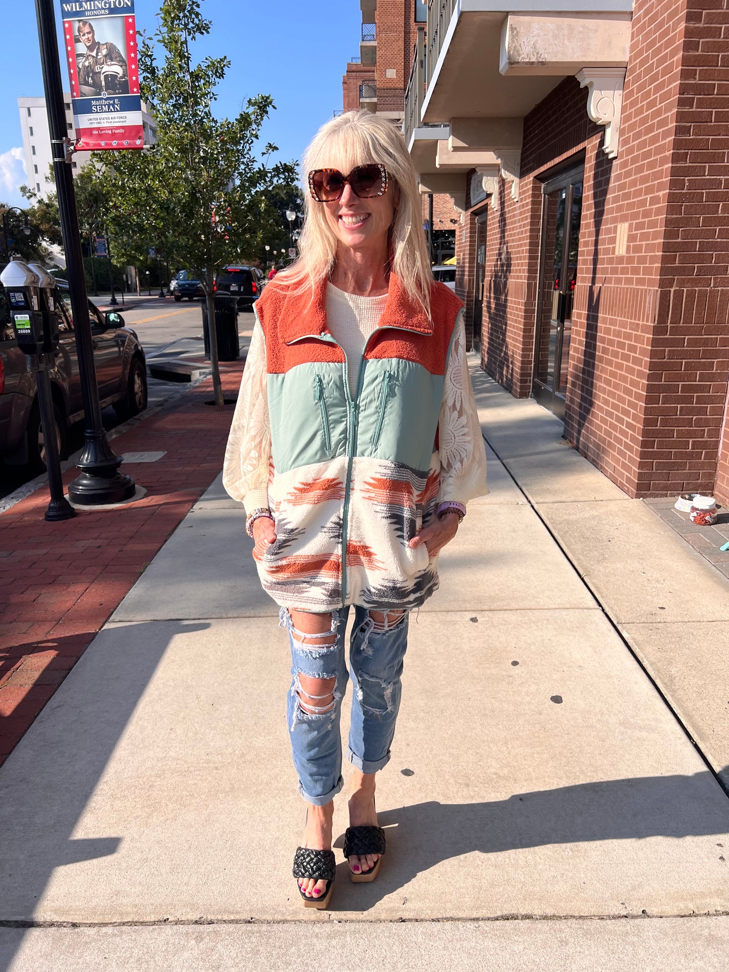 Printed Vest