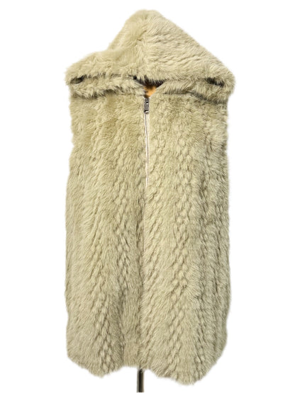 Hooded Faux Fur Vest