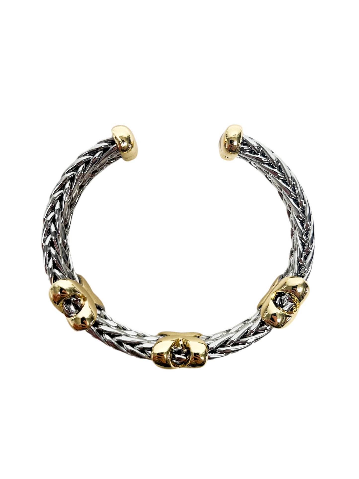 Cross tie bracelet