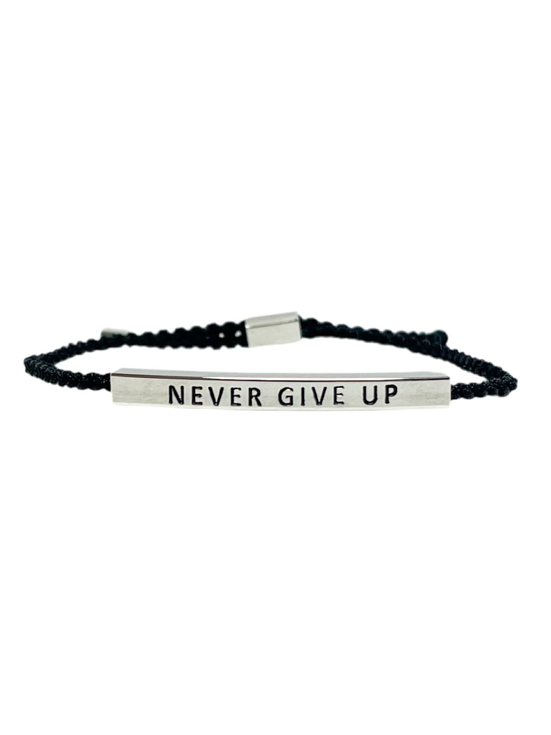 Never give up bracelet